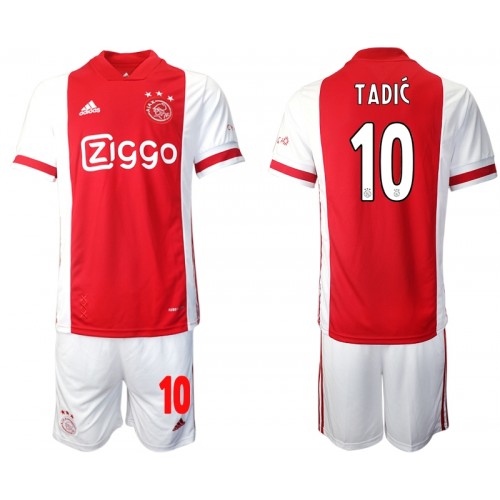 AFC Ajax Fodboldtrøjer Dusan Tadic 10 Børn Hjemmebanesæt 2020/21 Kort ærmer AFC Ajax Fodboldtrøjer Dusan Tadic 10 Børn Hjemmebanesæt 2020/21 Kort ærmer